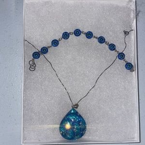 ☀️ 925 Sterling Silver Necklace and Bracelet Set